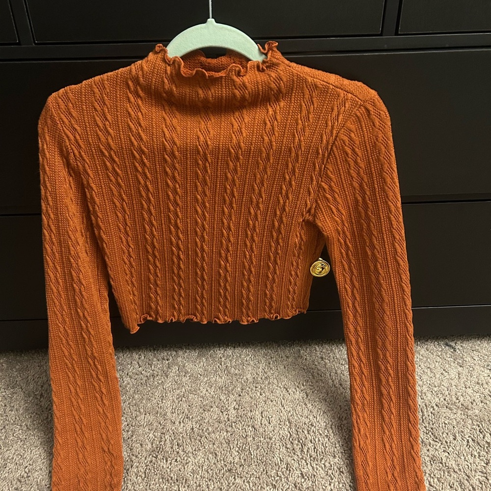 Forever 21 Rust Knit Top